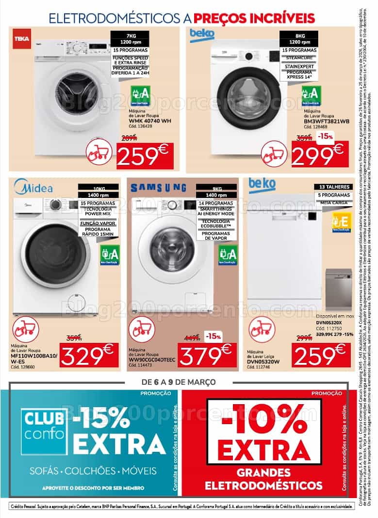 Antevisão Folheto CONFORAMA Promoções de 26 fevereiro a 25 março